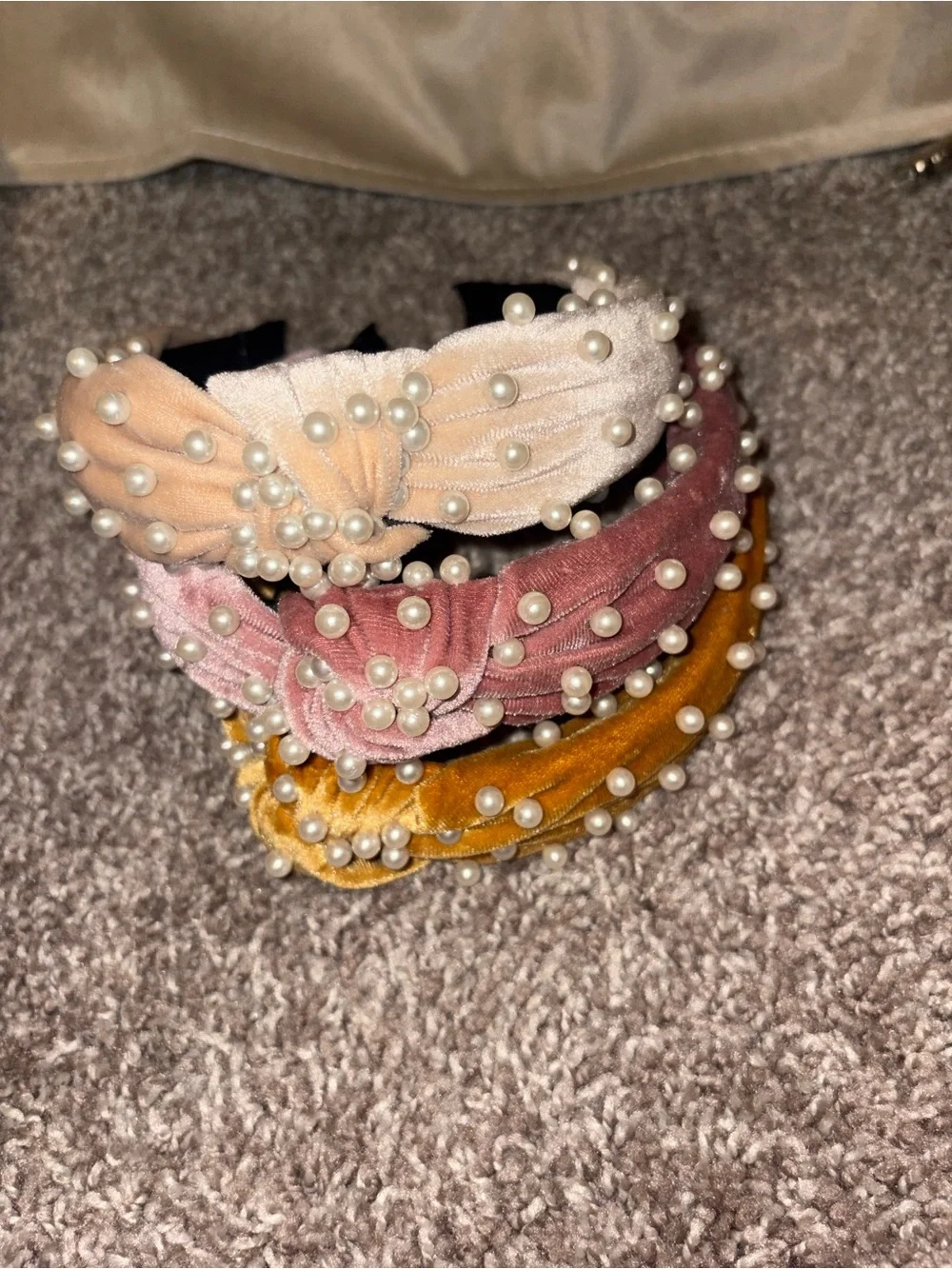 Pearl Headband Set of 3